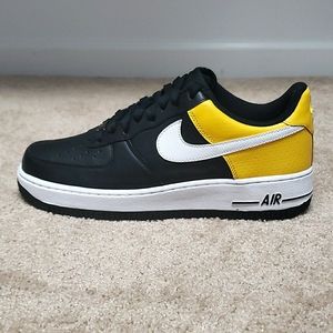 AIR FORCE 1 - black/ white-varsity maize